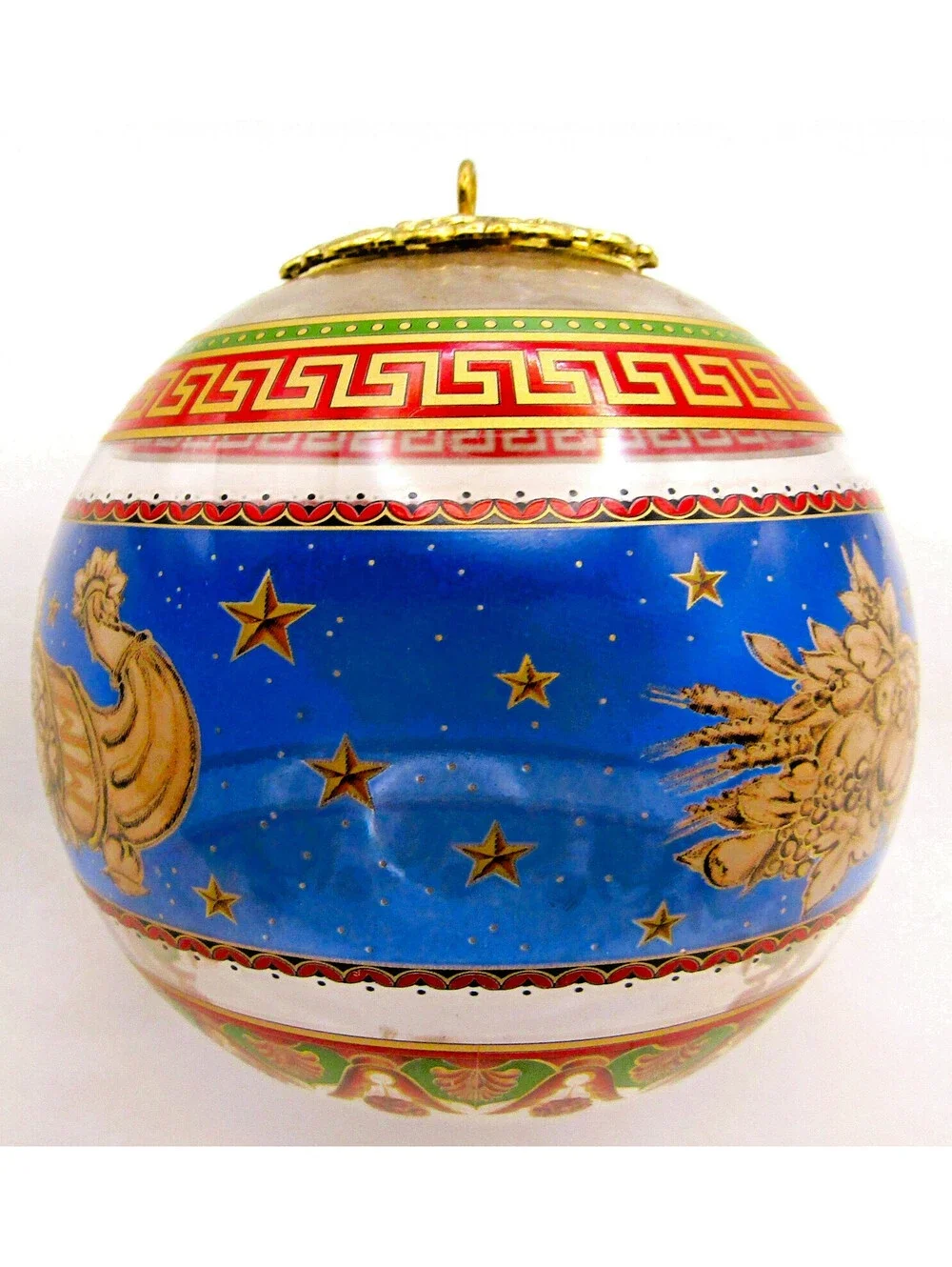 Versace Rosenthal Christmastide Ornament with Original Box and Label